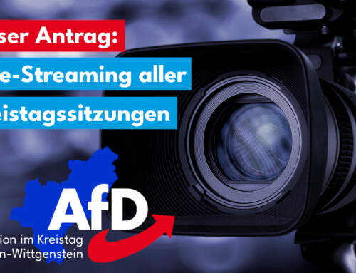 Live-Streaming und dauerhaft abrufbare Video-Veröffentlichung aller Kreistags-Sitzungen