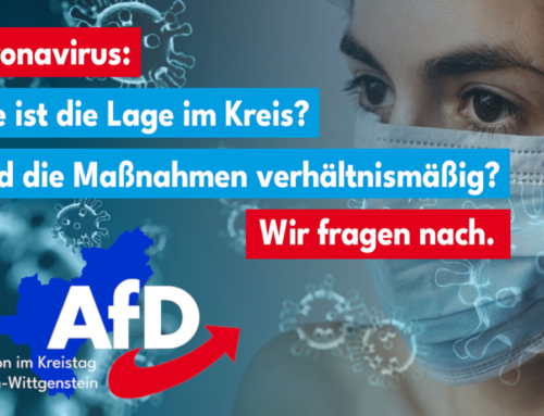 Anfrage der AfD-Fraktion gemäß § 3 der GO des Kreistages, zur Sitzung am 25. März 2022: